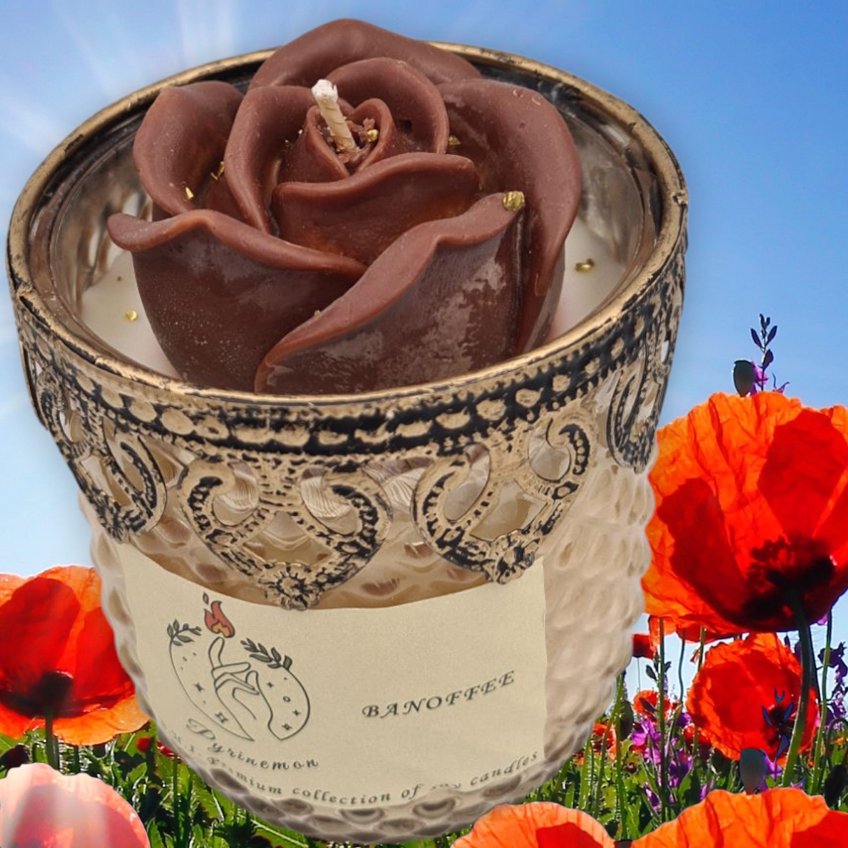 Χειροποίητο Αρωματικό Κερί "Banoffee"