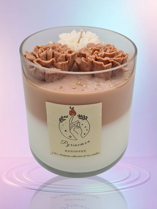 Χειροποίητο Αρωματικό Κερί "Banoffee"