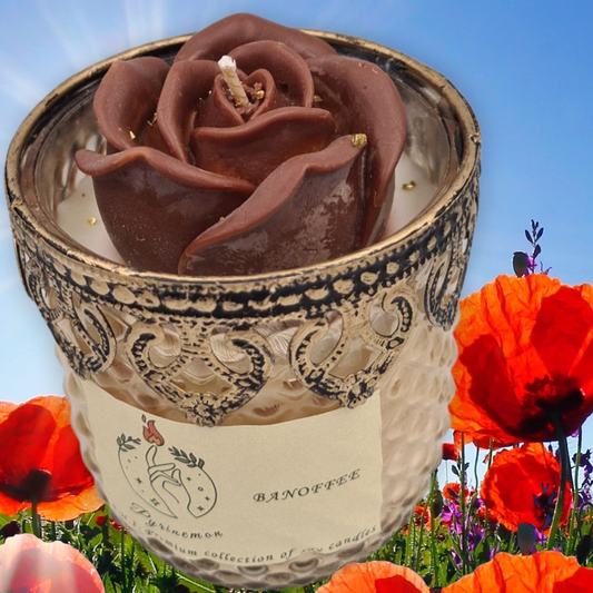 Χειροποίητο Αρωματικό Κερί "Banoffee"